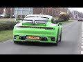 Techart Porsche 992 Carrera 4S - Accelerations, Revs & SOUNDS!