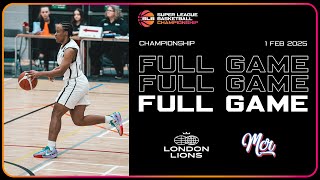 London Lions vs Manchester Basketball - Championship - LIVE