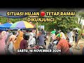 SITUASI HUJAN 🔴 NAMUN PELAYAT TETAP RAMAI BERDATANGAN KE RUMAH ALMARHUMAH NIA