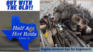 C10 Engine and Transmission Removal for Beginners