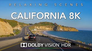 Driving Southern California Coast in 8K Dolby Vision HDR - Palos Verdes to San D