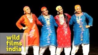 Rouf dance being performed by Kashmiri women in Delhi