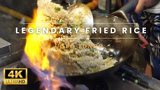 Legendary Fried Rice Filipino Street Food!!! Amazing Wok Skills | Ugbo Tondo, Philippines [4k]