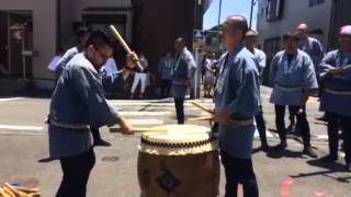 吉原祇園祭2014 御神輿 呼び太鼓 新追町