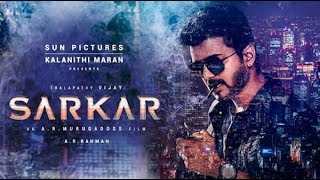 Sarkar Official Theme Music and First look | Vijay | Keerthy Suresh | AR Murugadoss | AR Rahman