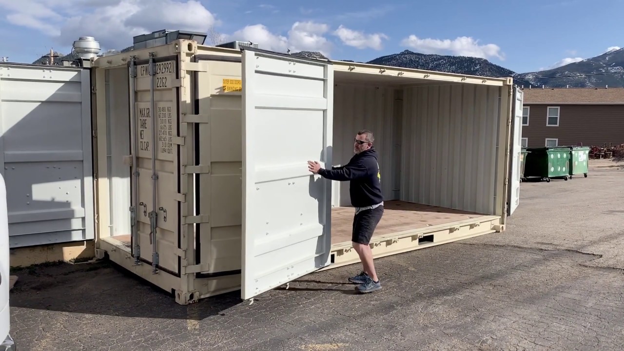 Boxyard Containers New 20 Open Side Storage Container Youtube