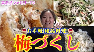 【梅料理】お手軽！梅干しを使った絶品料理3品！