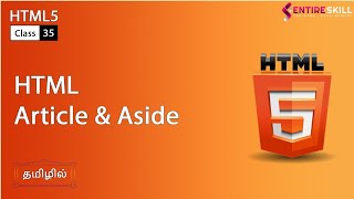 HTML Article & Aside Tag in TAMIL (Master Course) - Entire Skill