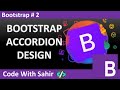 Accordion in bootstrap 5 | tutorial #2