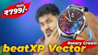 beatXP Vector 1.30” High Resolution Display | 👌👌👌Rotary Crown | BT Calling Smart Watch