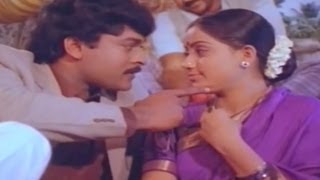 Swayamkrushi  Movie || Chiranjeevi \u0026  Vijayashanti  Beautiful Love Scene