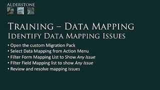 Data Mapping - Identify & Resolve Data Mapping Issues