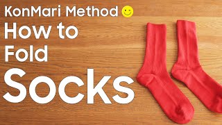 KonMari Method How to fold Socks -English edition-