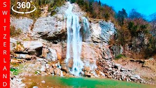 Waterfall Sounds to Help Sleep /Switzerland /360°/VR/5K/Video ASMR