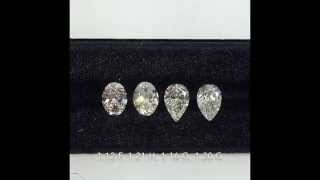 Loose Oval and Pear cut Diamonds Shape Comparison