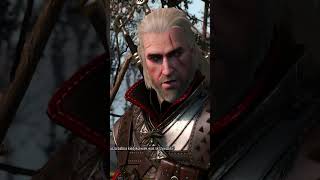 #SHORT The Witcher 3  Geralt Przesłuchuje dzieci w ukryciu przed babcia