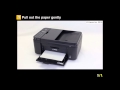 PIXMA MX490: Removing a jammed paper: from the paper output slot