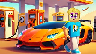 فيلم روبلوكس : فتحنا اكبر بنزينه سيارات 🚙 ( مشروع يجعلك مليونير 🤑 💸 ) حماااس 🔥 !!