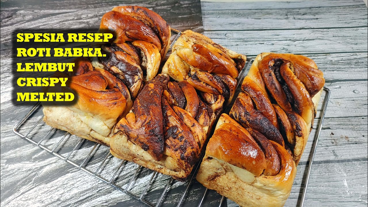 RESEP SPESIAL ROTI BABKA SUPER LEMBUT DAN NYOKLAT BANGET (TANPA TELUR ...