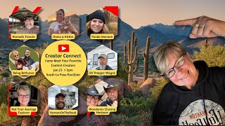 CONNECTING WITH YOUR CONTENT CREATORS | January 23, 2025 1-3pm La Posa South Pavilion, Quartzsite AZ