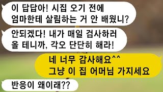 남편과 제가 출근한 사이에, 시어머니가 신혼집 비밀번호를 입력하고 들어와 청소 상태를 꼼꼼히 살펴보셨습니다. 제가 살림을 잘할 때까지 매일 잔소리하실 것 같아요.