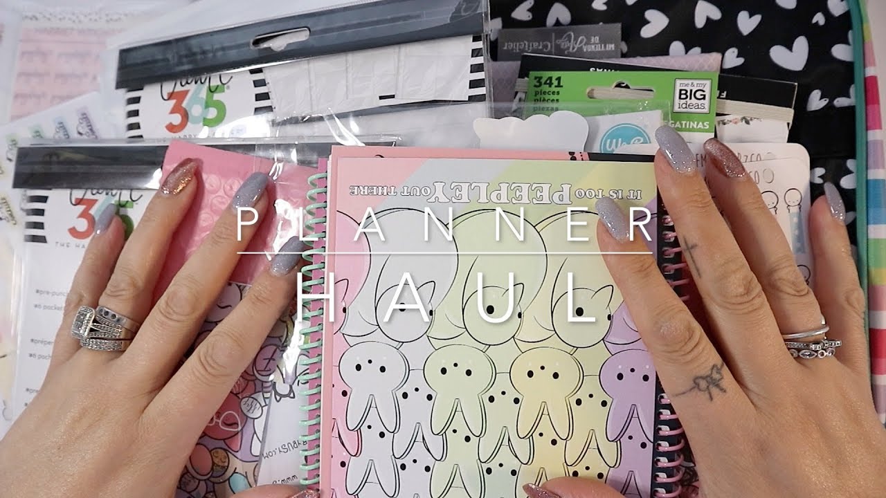 Planner Haul Youtube