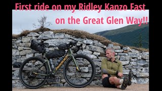 First ride on my Ridley Kanzo Fast.. On the Great Glen Way in Scotland!