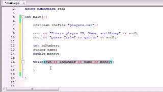C++ Tutorials 66 Writing Custom File Structures