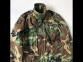 m 1965 field jacket ลาย woodland ขนาด small regular สภาพหนีทหาร ไม่ผ่านการใช้งาน ราคา 1 950 บาท