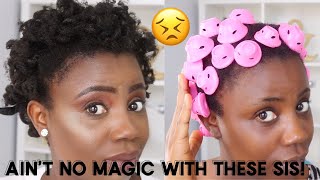 I TRIED MAGIC ROLLERS ON MY 4C NATURAL HAIR / THE RESULTS ARE IN | TREASURE HANSON