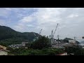 定点タイムラプス0710@広島県大崎上島（おおさきかみじま）8 40〜9 40北の空☁︎→☀︎