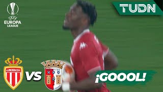 ¡GOL DE LA HONRA! Axel Disasi anota | Mónaco 1-1 Braga | UEFA Europa League - 8vos | TUDN