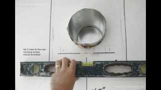 How to install Victory wall mount range hood