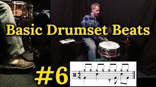 Drumset Basic Beats #6 - NEW SERIES!