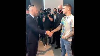 UFC 264  The Notorious Conor McGregor showed respect to Dustin poirier after the full fight