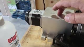 CNC 4th Axis 1:50 Harmonic Drive Homing and repeatability.