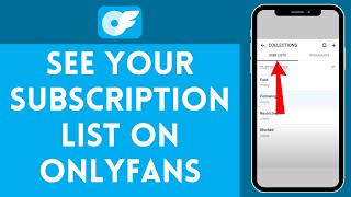 How to See Your Subscription List on OnlyFans (2024) | OnlyFans Tutorial