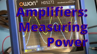 Measuring output power on Amplifiers