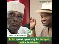 Atiku opens up on why he dumped Wike for Okowa