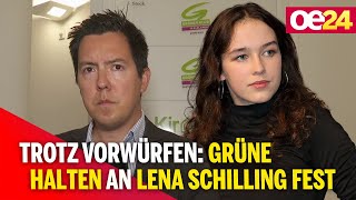 Trotz Vorwürfen: Grüne halten an Lena Schilling fest