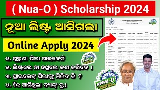 Nua O Scholarship 2024 | ନୂଆ-ଓ scholarship scheme 2024 | How To Apply Nua Scholarship | Odia