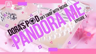 PANDORA ME Gift Swap 🎁🛍🎀 with Nichol from @My Pretty Charmed Life | Pandora Me gift opening!