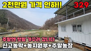 꿈꾸는 텃밭 주인! 농막 포함된 445평 주말농장 토지매매 농지원부도 가능합니다 - 논산부동산