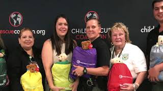 Pbso Helping With The Blanket And Bear Hug Program