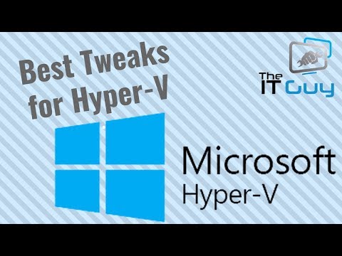 Customize a virtual machine in Hyper-V for performance