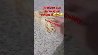 пробуем сыр косичку