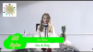 [LYRICS] 이달의 소녀/고원 (LOOΠΔ/Go Won) - One & Only MV (with INDO sub)