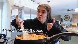 learning to cook basic things before i leave for college
