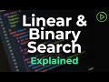 Linear and Binary Search Algorithms Explained in Python with FULL code