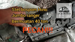 Stel bospom hino jumbo ranger bermuatan 40 ton